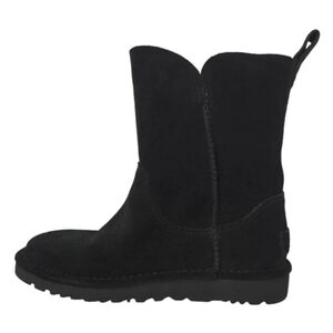 UGG Black Suede Alida Slouch Boots